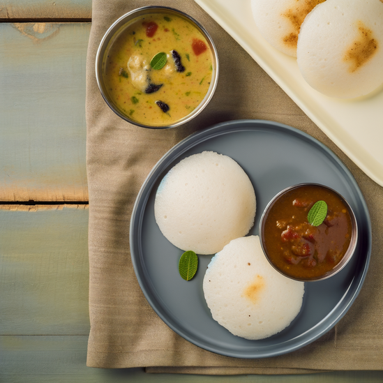 Karnataka-style Idli